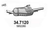 OPEL 5852249 End Silencer